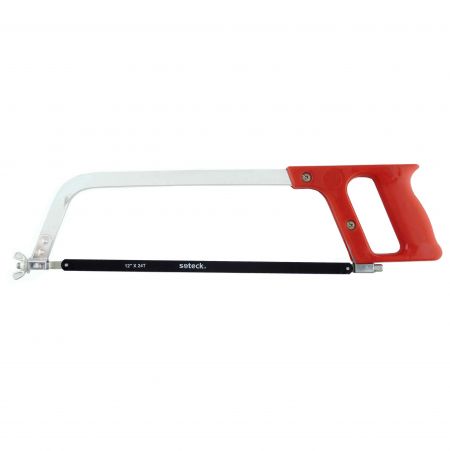 12inch (300mm) Durable Metal Hacksaw - Iron hacksaw frame with high carbon steel blade